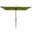 Parasol d'extérieur 2,74 m x 1,83 m, inclinaison par bouton-poussoir, pour terrasse et jardin 1,83 m x 2,74 m, matériau, abri solaire pour cour arrière
