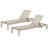 Caggiano Outdoor Metal Chaise Lounge Set