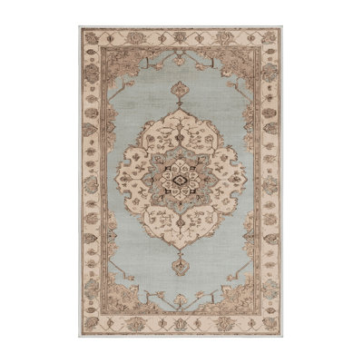 Tapis beige lavable à la machine Afyon
