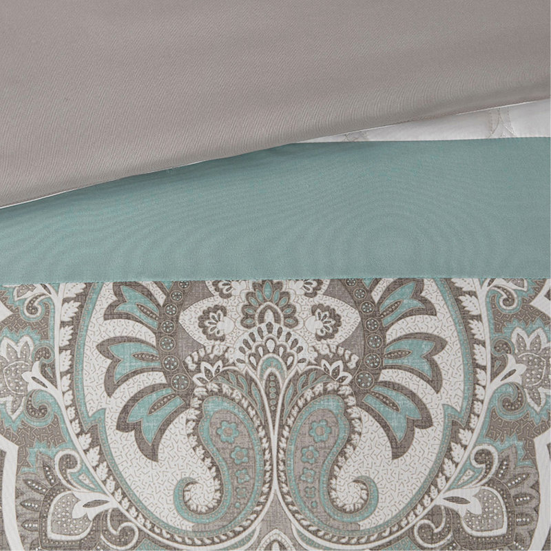 Ensemble d'édredon grand 8 pièces, Sarcelle, Édredon grand + 7 articles supplémentaires