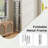 5-Tier Foldable Storage Shelf with Wheels