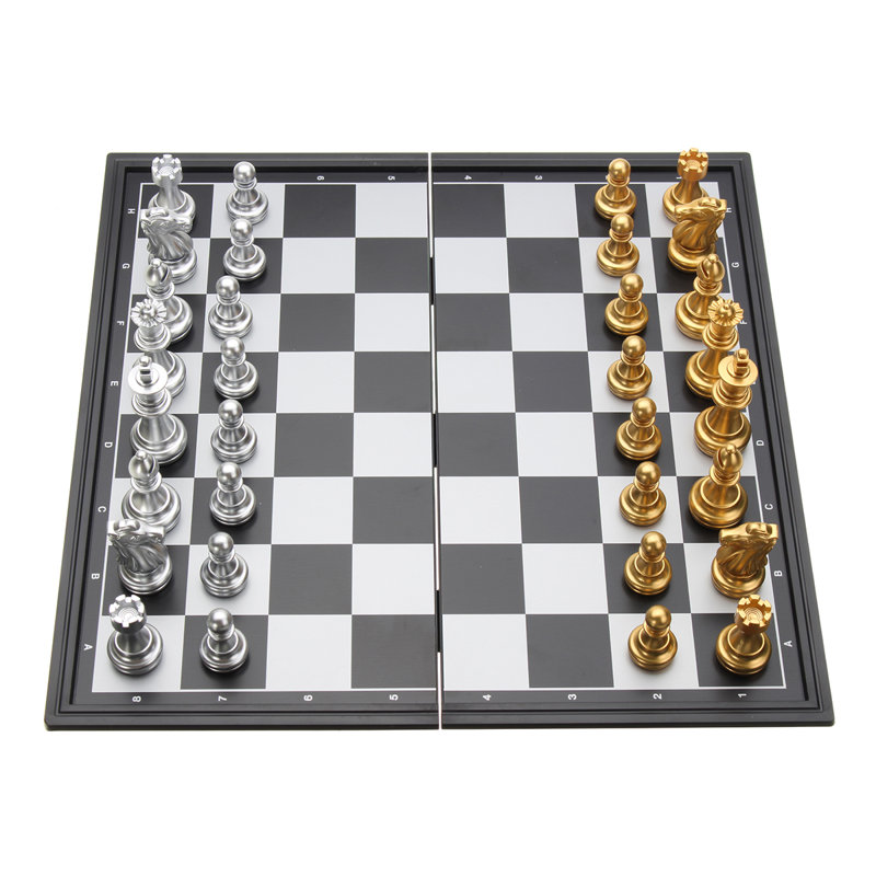 Jeu d'échecs magnétique pliable