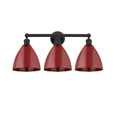 Éclairage pour meuble-lavabo 3 lumières 25,5 pouces Anglie Dome