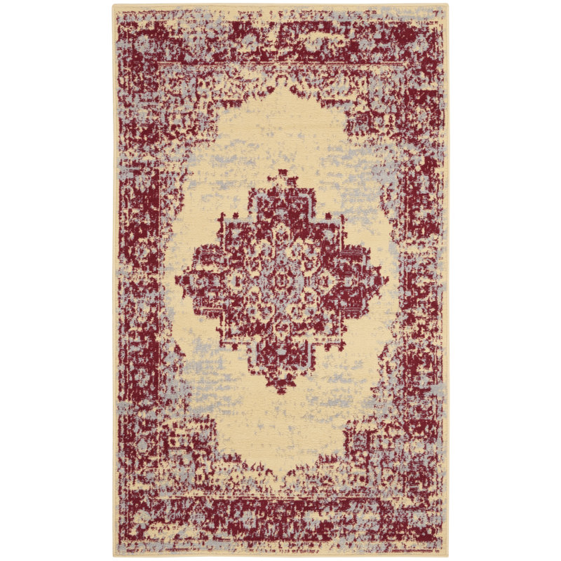Skender Oriental Indoor Rug, Rectangle 3' x 5'