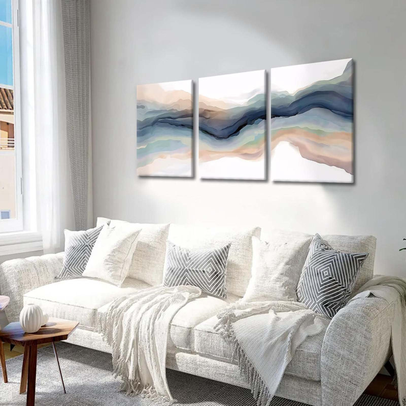 3 Piece Wrapped Canvas Wall Art