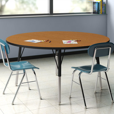 Table ronde à hauteur réglable