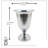 Silver Heirloom Vase, 14.5 Inches