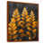 Toile avec cadre flottant brun