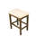 Azalea Park Upholstered Wood Saddle Stool-905810339-905810338