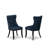 3 Piece Dining Room Furniture Set Includes a Round Kitchen Table with Dropleaf and 2 Polyester Fabric Upholstered Chairs, 42x42 Inch, Black-93577936-126401041-126400262