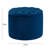 Alvin Velvet Ottoman-911821825