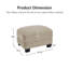 Tissu chenille ottoman - Camel-1535916172