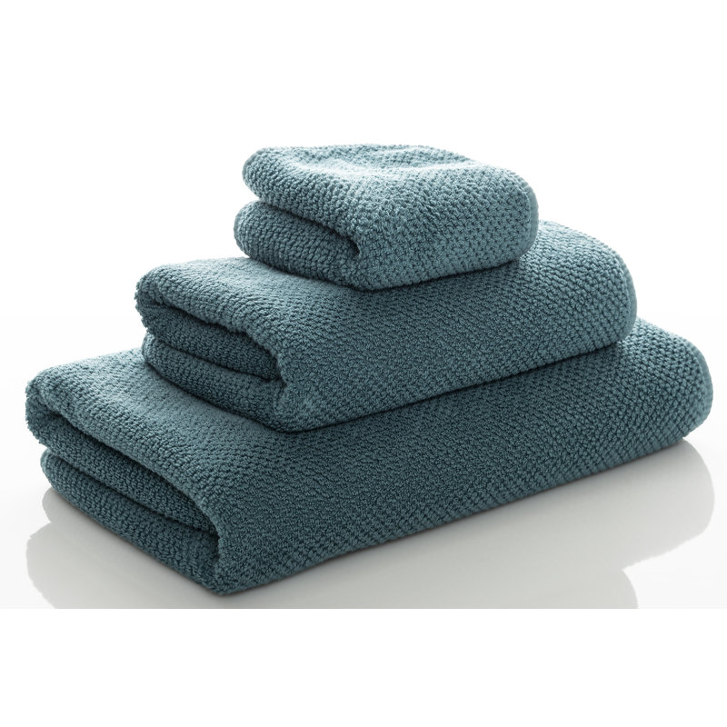 Bee Waffle Waffle Hand Towel, Deep Sea