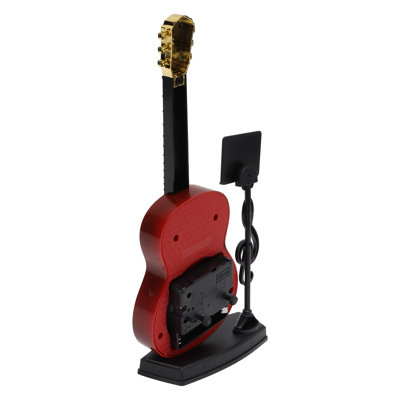 Violin Alarm Clock Unique Appearance Innovative for Home Living Room Desktop Decoration Gifts 2166B(height 24.2CM)