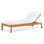 Haven Outdoor Teak Chaise Lounge