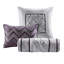 Édredon pour très grand lit 7 pièces - literie élégante couleur prune avec taies décoratives assorties, coussins décoratifs, jupe de lit magnifique garniture lavable à la machine-129988514-129988515