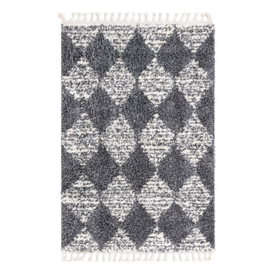 Serenity Shag Geometric Indoor Rug