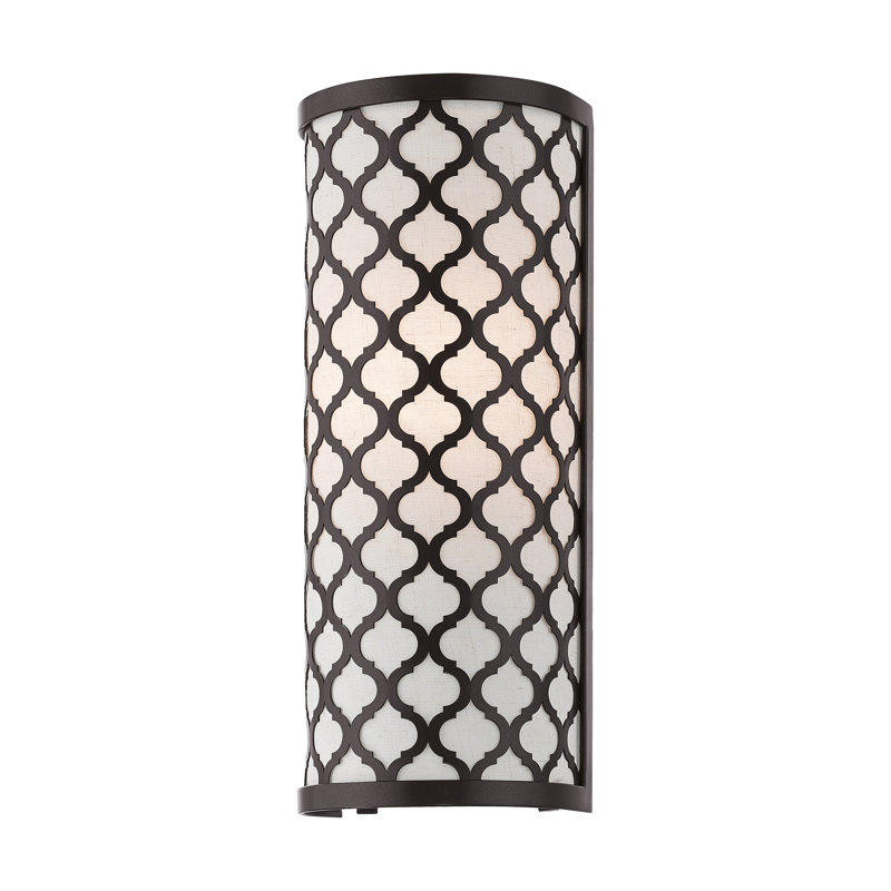 Mance Flush Mounted Sconce, English Bronze