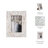 Shell Wood Glass Capiz Frame with Intricate Inlay Detailing and Durable Back Stand for Display - Handcrafted Decorative Frame Featuring Quality Materials and Textured Natural Shell Accent-1585849943