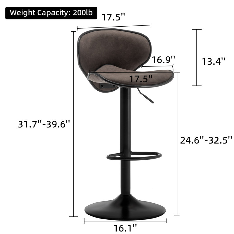 Tabouret Delouise, Geep Grey