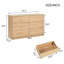 Commode moderne de 6 chambres - Vaste espace de rangement, naturel, commode, coffre-fort
