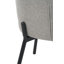 Enya 48cm H Upholstered Metal Upholstered Back Accent in Grey