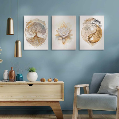 3 Piece Wrapped Canvas Print