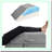 Cooling Gel Memory Foam Leg Elevator - Sciatica Relief Wedge Pillow for Swelling, Back, Knee, Hip, and Ankle Pain - Sleep Aid for Improved Blood Circulation