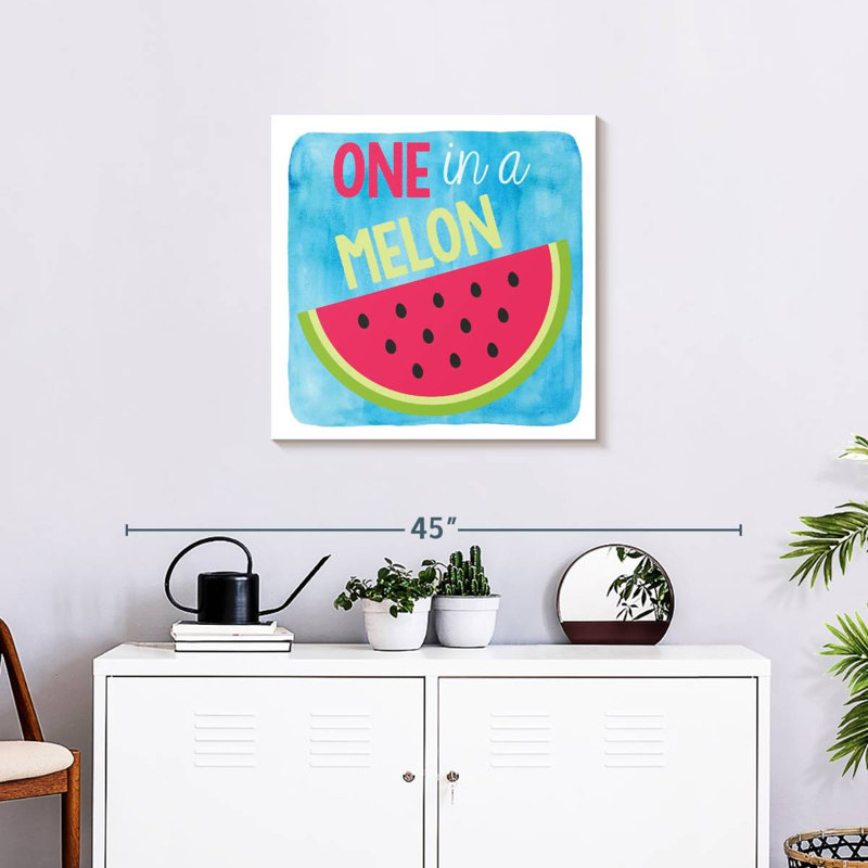 Ketti Melon Puns, 24" H x 24" W