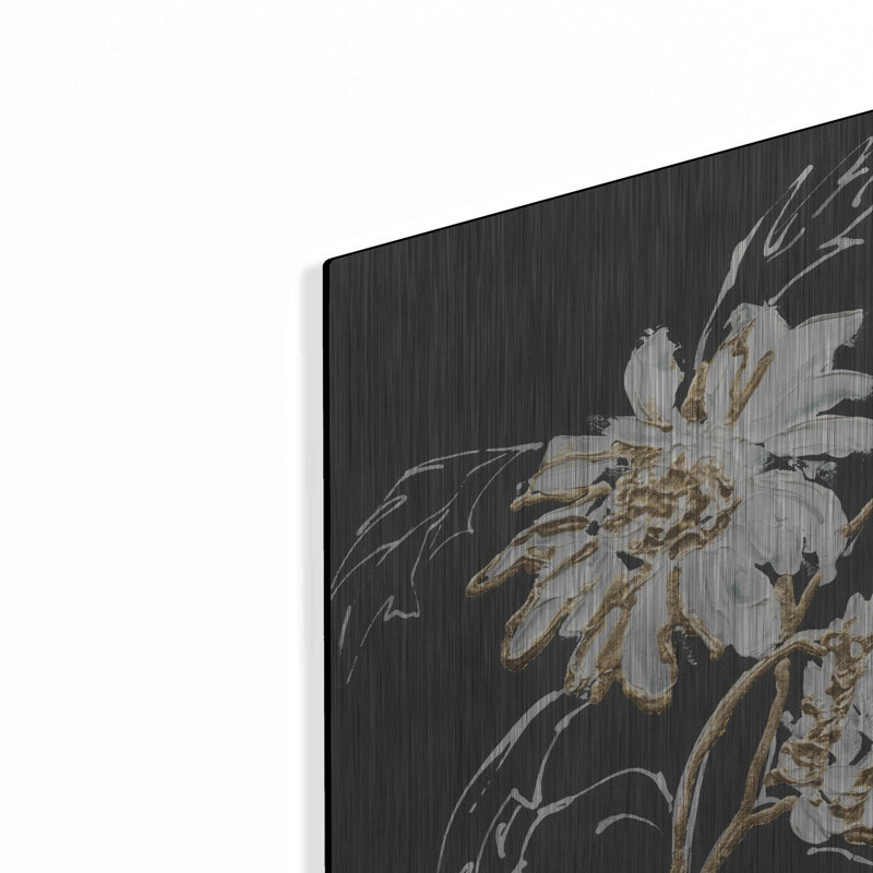 «Gilded Sunflowers» par Chris Paschke, H 12 po x l 12 po