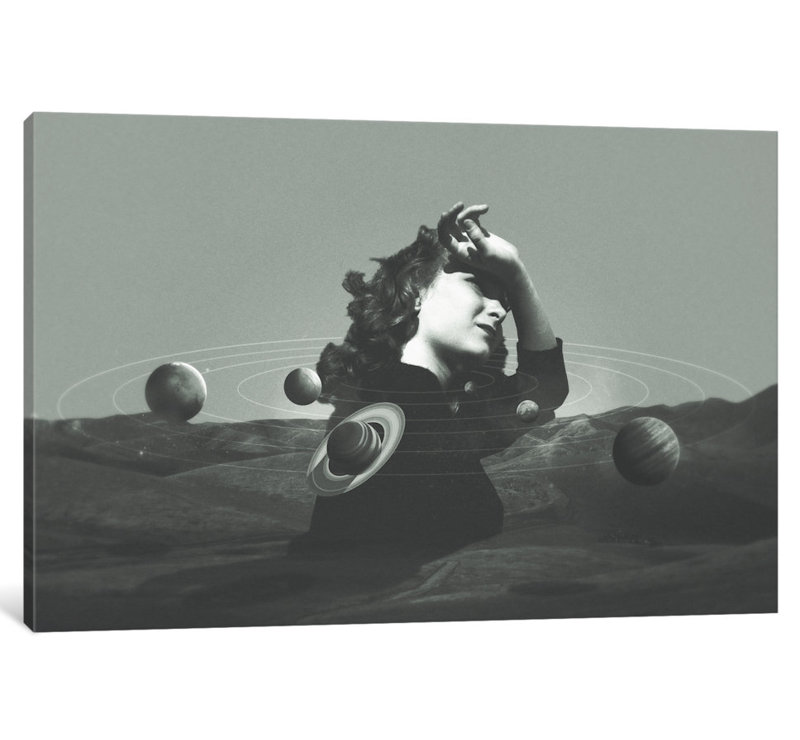 « orbits », impression sur toile, H 40 po x l 60 po x P 1,5 po