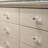 Ivory Crest Contemporary Style 6-drawer 54.5 In. Pearl White Dresser