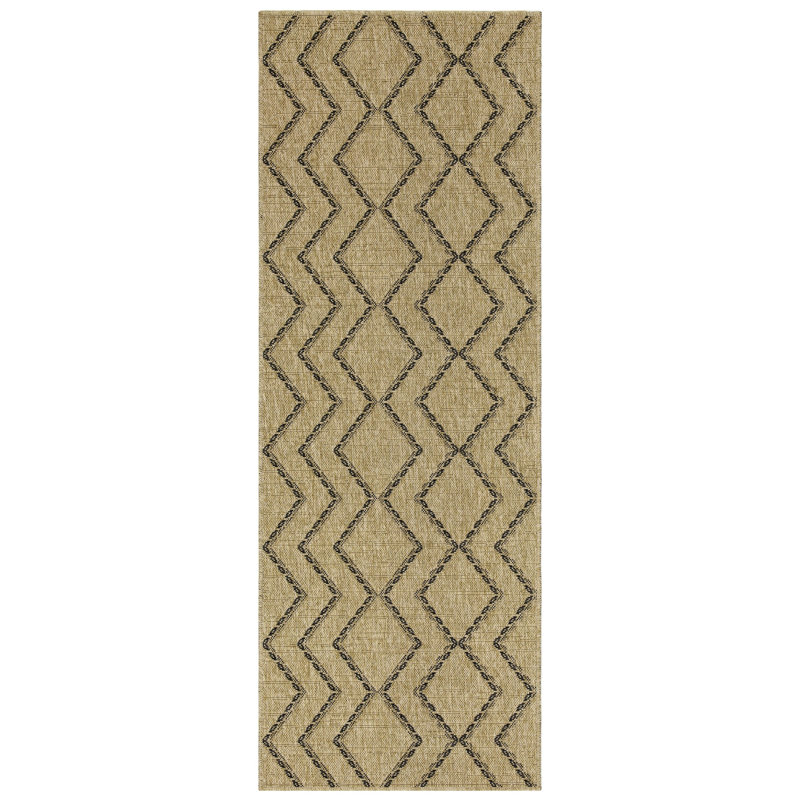 Earth Collection Indoor And Outdoor Rug - 5.25 Ft. X 7.25 Neutral Color, Diamond Motifs, Polypropylene , Stain , Long-Lasting 5 3 In. 7 Color With Polypropylene, Stain-, Easy To Clean