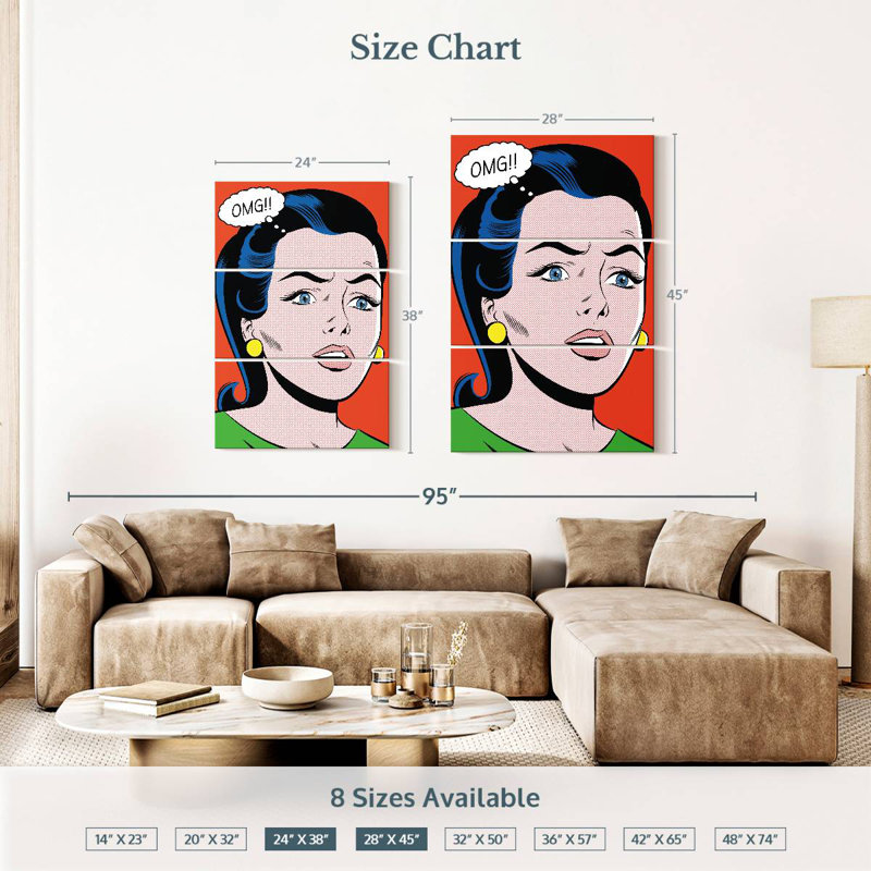 Leisha OMG, 38" H x 24" W