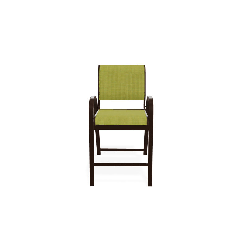 Tabouret de bar 42 po Holna, Lime 38D Sunbrella®, Kona texturé