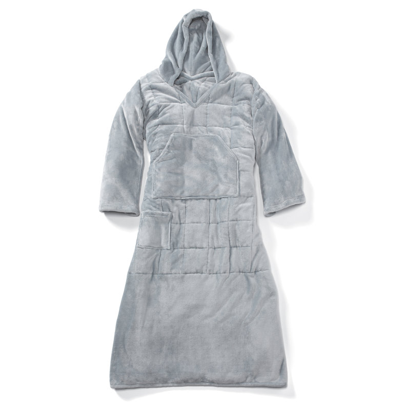 Wearable Weighted Snuggle Blanket, Gray