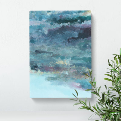 High Clouds Abstract - Wrapped Canvas Painting