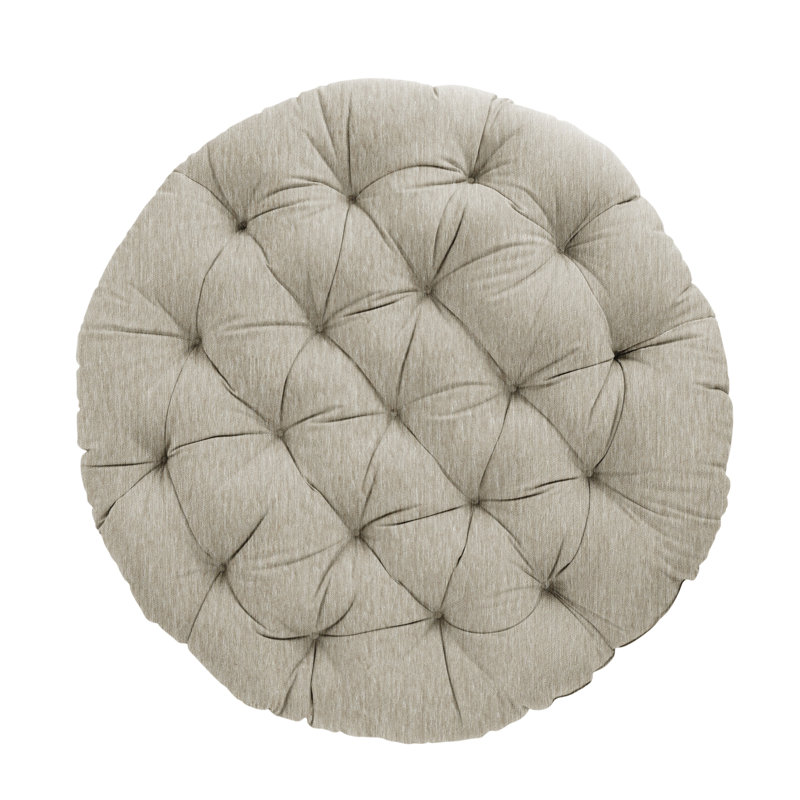 Outdoor 4'' Papasan Seat Cushion, Angel Khaki