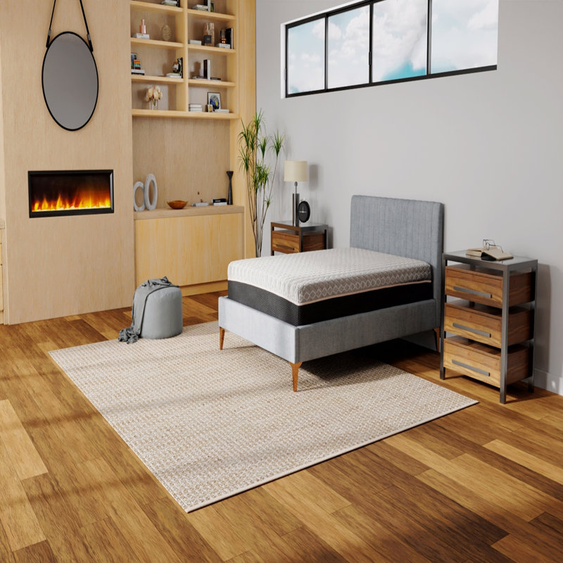 Matelas hybride en mousse à mémoire de forme de 14 pouces, 14"