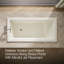 Whirlpool Bath with Reversible Drain-1595266352