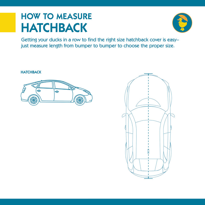 Rally X Mildew Resistant Automobile Cover By Duck Covers, 51" H x 59" W x 183" D