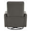 Fauteuil inclinable électrique pivotant en cuir Mikkel-593029249