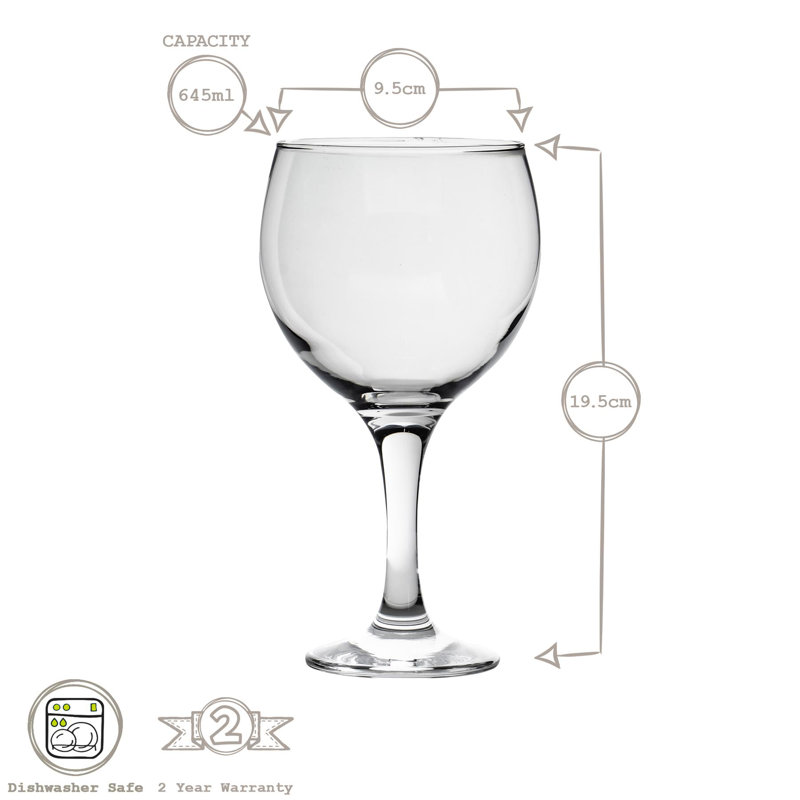 645ml Gin Balloon Glass Set