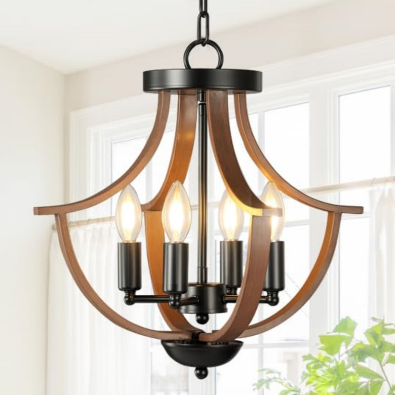 Luminaire suspendu moderne 4 lumières