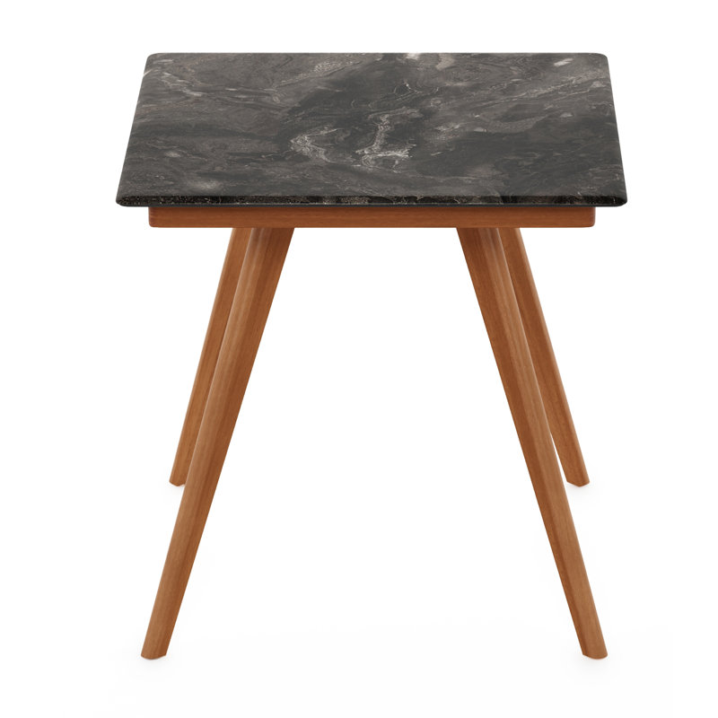 Square Wood Outdoor Dining Table , cm W cm D, Walnut