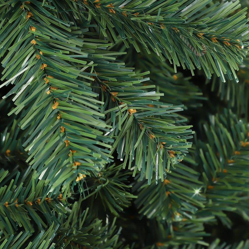 Lighted Artificial Christmas Tree, 7.5' H