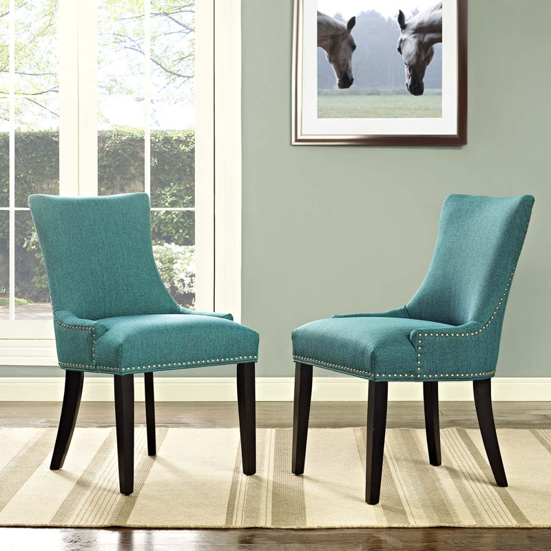 Chaise d'appoint Modway Marquis, Tissage bleu sarcelle