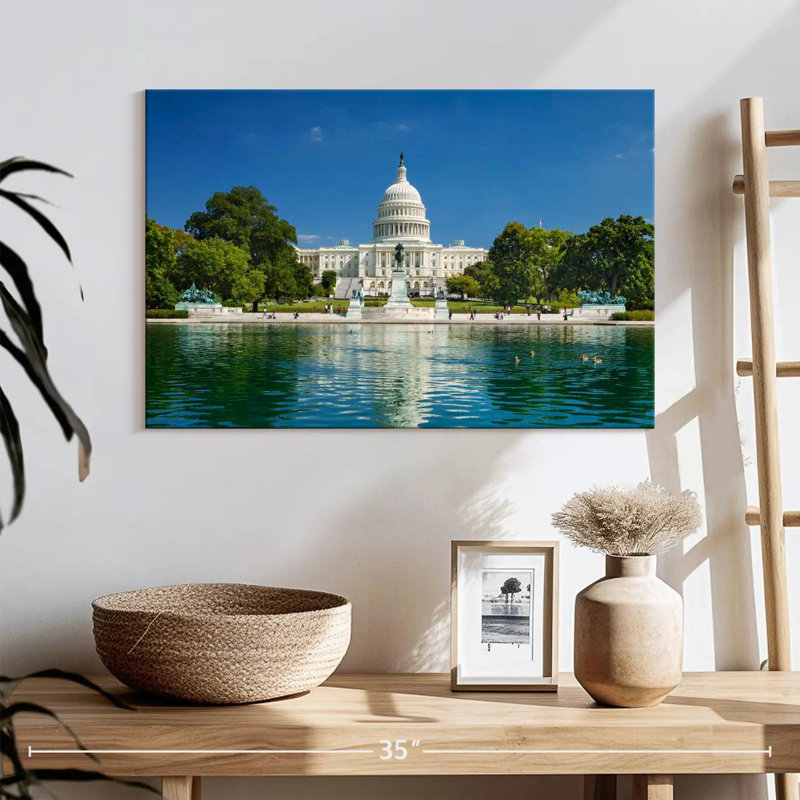 Lilie US Capitol Reflection, H 16 po x l 24 po