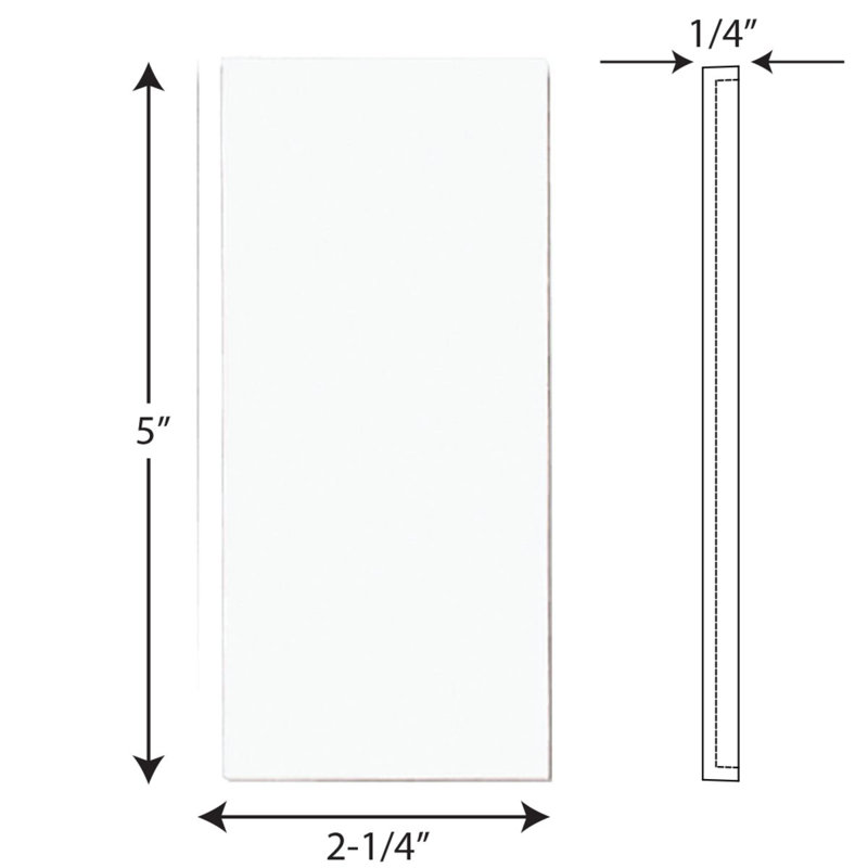 Tinsman 5'' H Plastic Spacer, Blank