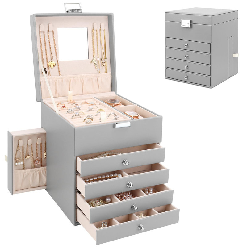 Russella Jewellery Box +, in Grey